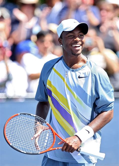 young black american tennis player